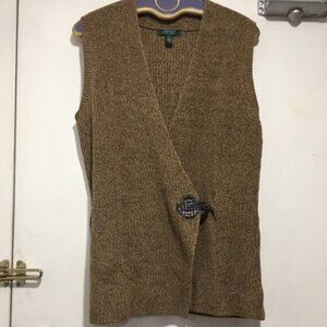 LAUREN RALPH LAUREN COTTON KNITTED VESTS SIZE 12